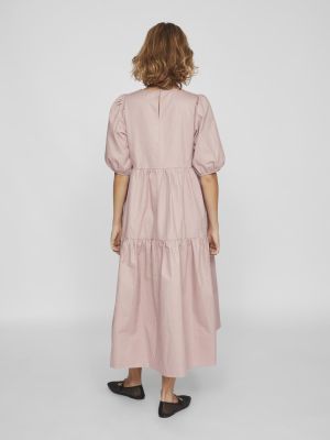 Vila naisten mekko, VIDONNA 2/4 DRESS Vaaleanpunainen
