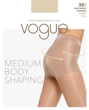 Vogue Sukkahousut 20 den, Slim Magic Control Shiny Hiekka