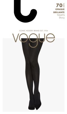 Vogue Sukkahousut 70 Den, Opaque Brillante Shiny Musta