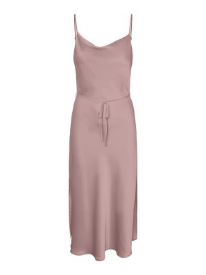 Y.A.S Naisten Mekko, YASTHEA STRAP LONG DRESS Vaaleanpunainen