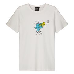 billebeino-miesten-t-paita-trumpet-smurf-t-shirt-valkoinen-1