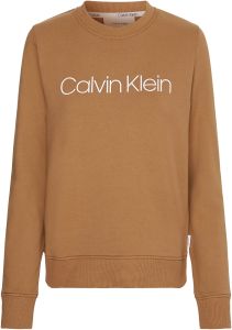 calvin-klein-naisten-college-core-logo-ls-sweatshirt-konjakinruskea-1