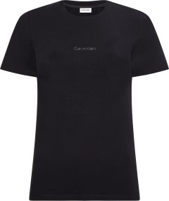 calvin-klein-naisten-lyhythihainen-t-paita-metallic-micro-logo-slim-fit-tee-musta-1