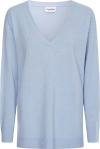 calvin-klein-naisten-neulepaita-cashmere-v-neck-sweater-vaaleansininen-2