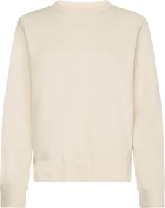 calvin-klein-women-naisten-collegepaita-micro-lok-logo-essential-sweatshirt-beige-2