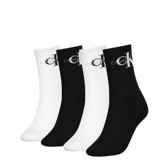 calvin-klein-women-sukat-sock-4p-monogram-tin-giftbox-mustavalkoinen-2