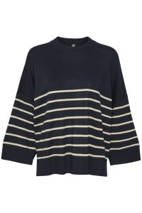 culture-naisten-paita-annemarie-stripe-pullover-raidallinen-sininen-2