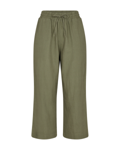 freequent-naisten-housut-la-pant-7-8-linen-armeijanvihrea-1