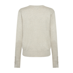 freequent-naisten-neuletakki-katie-cardigan-v-neck-beige-2