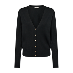 freequent-naisten-neuletakki-katie-cardigan-v-neck-musta-1