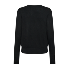 freequent-naisten-neuletakki-katie-cardigan-v-neck-musta-2