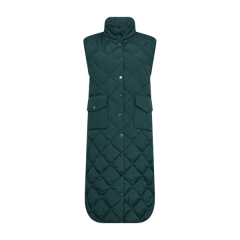 freequent-naisten-vanuliivi-olga-vest-tummanvihrea-2