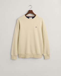 gant-miesten-collagepaita-reg-shield-c-neck-vaalea-beige-1