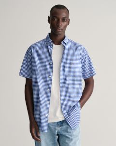 gant-miesten-lyhythihainen-paita-reg-poplin-gingham-ss-shirt-sininen-ruutu-1