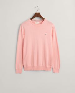 gant-miesten-neulepusero-classic-cotton-c-neck-pinkki-1