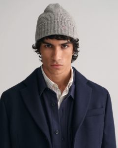 gant-miesten-pipo-shield-wool-beanie-keskiharmaa-1