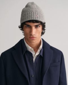 gant-miesten-pipo-shield-wool-beanie-keskiharmaa-1