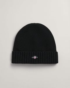 gant-miesten-pipo-shield-wool-beanie-musta-2