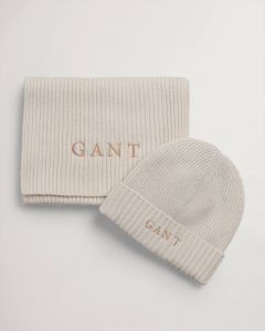 gant-naisten-asustepaketti-scarf-beanie-gift-box-luonnonvalkoinen-1