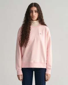 gant-naisten-collegepaita-rel-shield-c-neck-sweat-vaaleanpunainen-1