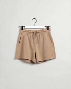 gant-naisten-collegeshortsit-rel-icon-g-shorts-vaalea-beige-1