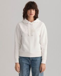 gant-naisten-huppari-reg-tonal-shield-hoodie-luonnonvalkoinen-1