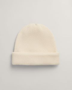 gant-naisten-pipo-wool-ribbed-beanie-luonnonvalkoinen-2