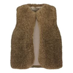 gauhar-naisten-liivi-faux-fur-vest-taupe-hiekka-1