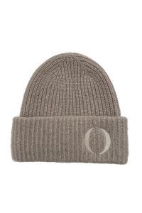 halo-naisten-pipo-o-logo-beanie-ruskeanharmaa-1