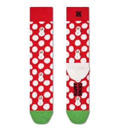 happy-socks-miesten-sukat-big-dot-snowman-punainen-kuosi-1