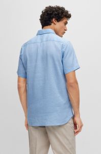 hugo-boss-kauluspaita-ross-strech-linen-keskisininen-2