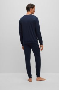 hugo-boss-miesten-pyjamasetti-k-gift-long-set-tummansininen-2