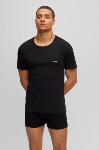 Hugo Boss Miesten T-Paita T Shirt Rn  Musta