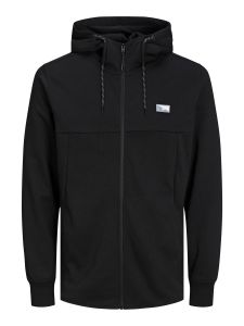 jack-and-jones-mieste-huppari-jcoair-sweat-zip-hood-musta-2