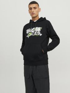 jack-and-jones-miesten-huppari-jcodust-sweat-hood-musta-1