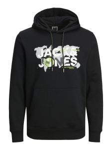 jack-and-jones-miesten-huppari-jcodust-sweat-hood-musta-2