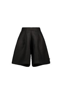 kaiko-naisten-shortsit-linen-shorts-musta-1