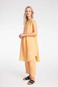 kuusama-naisten-pellavamekko-meira-dress-keltainen-1