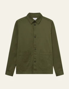 les-deux-miesten-paita-langley-overshirt-armeijanvihrea-1