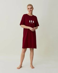 lexington-naisten-yopaita-molly-jersey-nightgown-punainen-kuosi-1