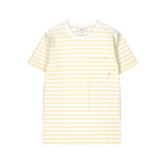 makia-miesten-t-paita-verkstad-raidallinen-keltainen-1