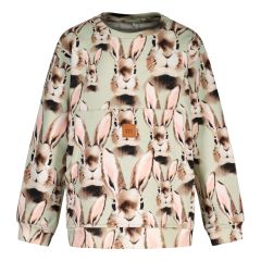 metsola-lasten-collegepaita-bunny-pocket-sweater-vihrea-kuosi-1