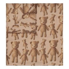 metsola-lasten-harso-teddy-bear-muslin-cloth-ruskea-kuosi-1