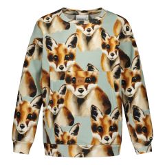 metsola-lasten-paita-fox-misty-blue-pocket-sweater-beige-kuosi-1