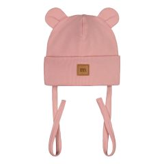 metsola-lasten-pipo-rib-bear-beanie-persikka-1