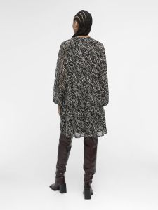 object-naisten-mekko-k-objmila-gia-l-s-dress-noos-musta-kuosi-2