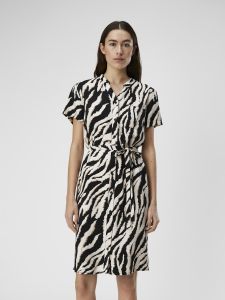 object-naisten-paitamekko-objjacira-s-s-shirt-dress-noos-beige-kuosi-1
