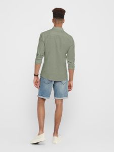 only-and-sons-miesten-kauluspaita-caiden-pellava-armeijanvihrea-2