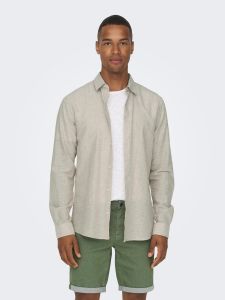 only-and-sons-miesten-kauluspaita-caiden-pellava-beige-1