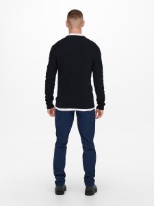 only-and-sons-miesten-neule-phil-structure-knit-tummansininen-2